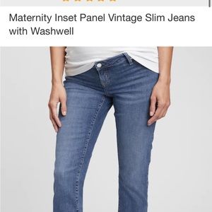 Gap Maternity Washwell Jeans